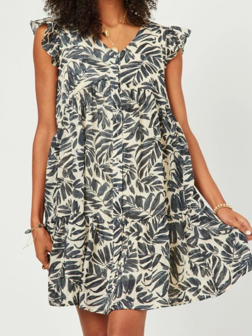 NWT Hayden Botanical Sleeveless Dress Size M